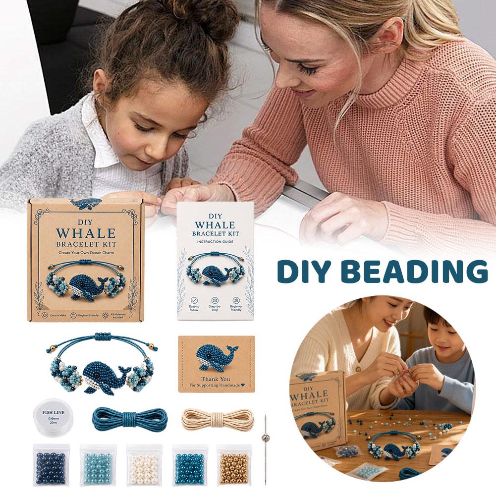 Jewelry Making Bead - DIY Beaded Bracelet Making Kit Cute