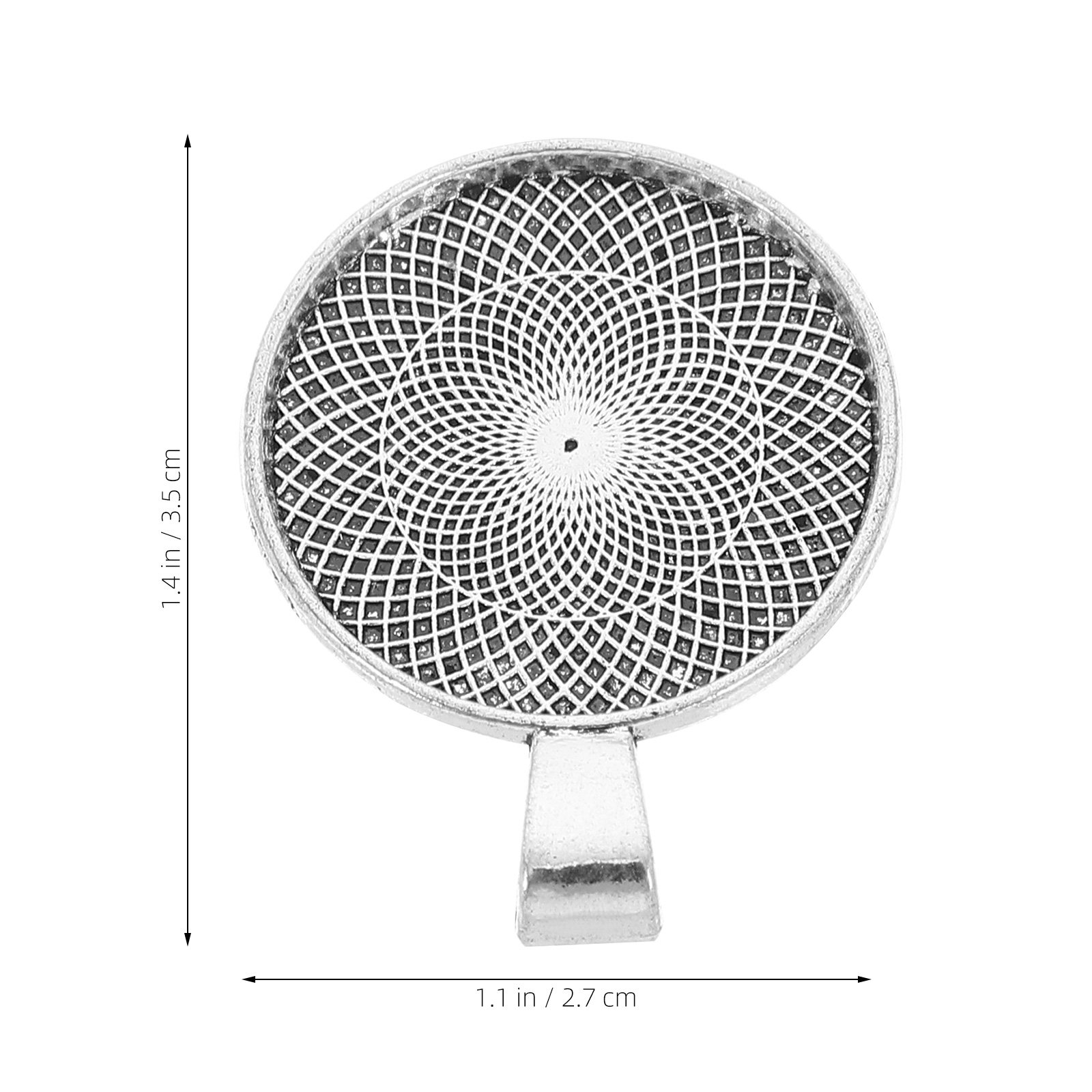 40Pcs Flat Round Bezel Pendant - Making Custom Jewelry 评论和价格
