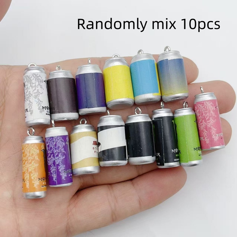 10Pcs Mini Simulation Beverage - Jewelry Making Resin 评论和价格