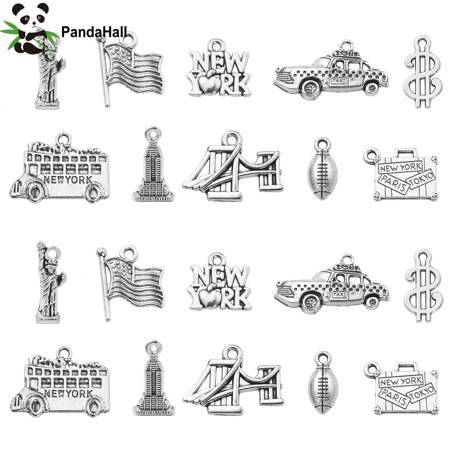 PandaHall 100Pcs 10 Styles Ame - Jewelry Making York 评论和价格
