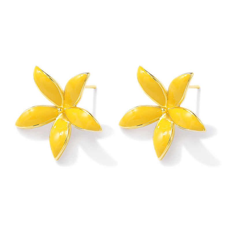 18K Gold Color Brass Flower St - Jewelry Making Brass 评论和价格