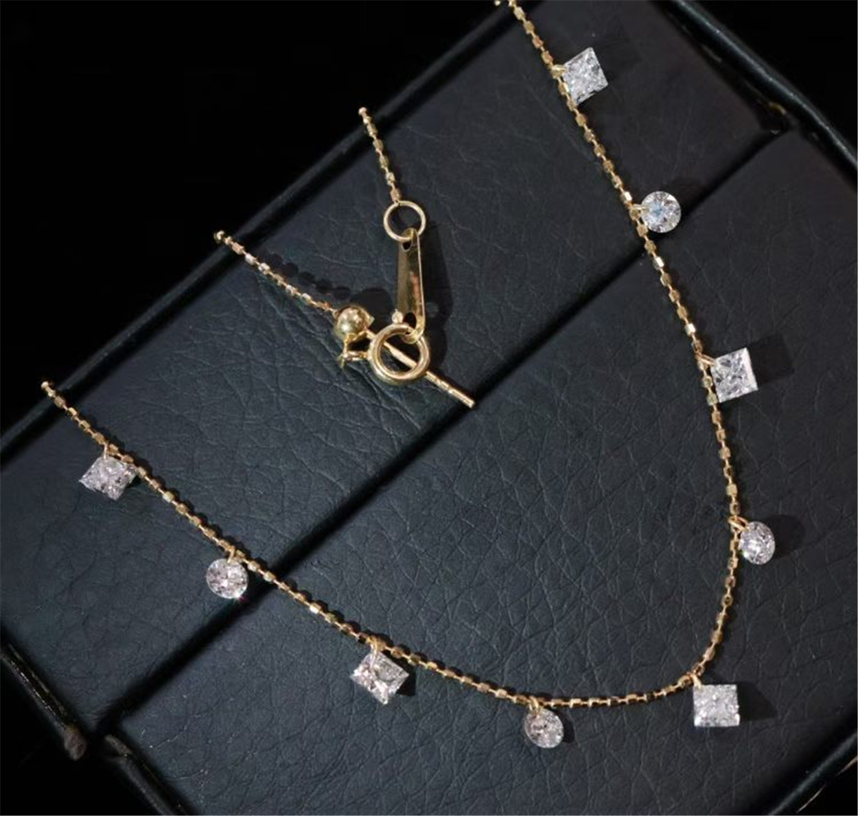 18K gold lab-grown diamond nec - Making Custom Jewelry 评论和价格