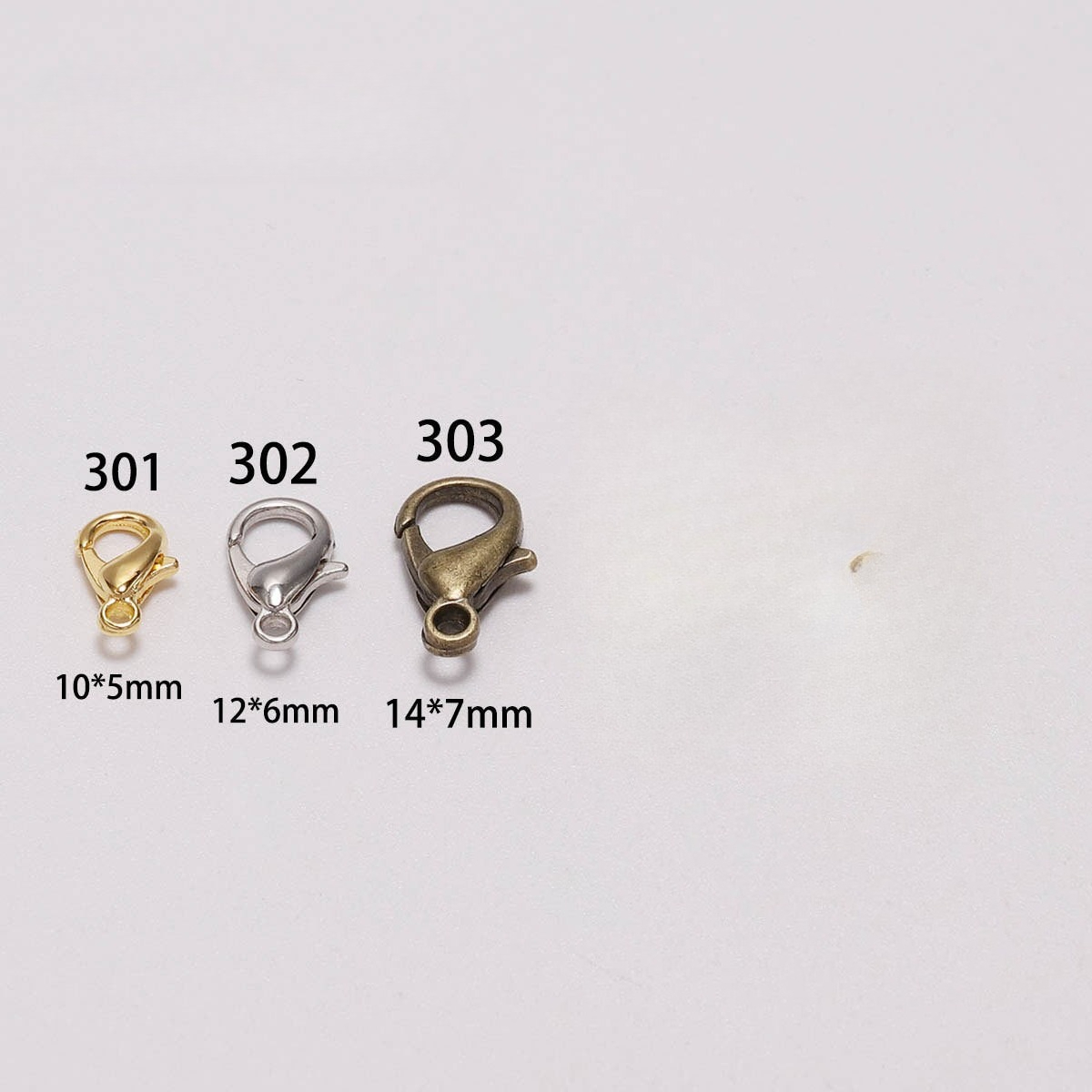 100pcs 9 12 14mm Zinc Alloy Lo - Jewelry Making Brass 评论和价格