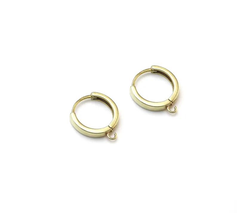 10pcs Brass Ear Hoops, Leverba - Jewelry Making Brass 评论和价格