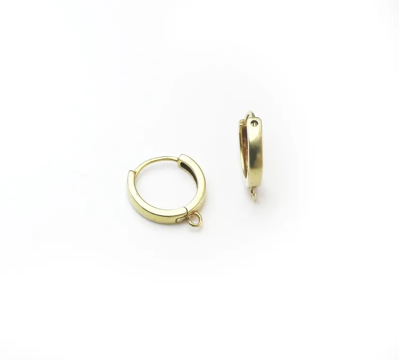 10pcs Brass Ear Hoops, Leverba - Jewelry Making Brass 评论和价格
