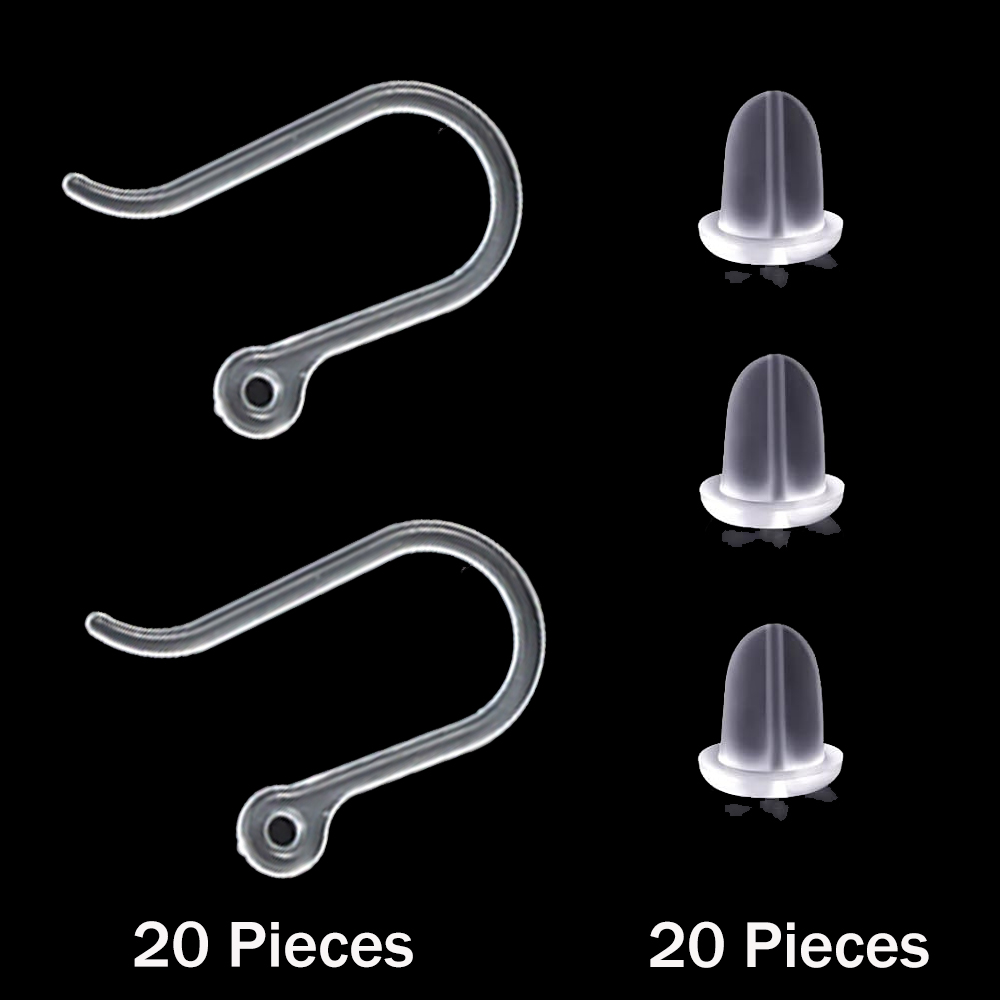 20pcs Plastic Earring Hooks Ea - Jewelry Making Resin 评论和价格