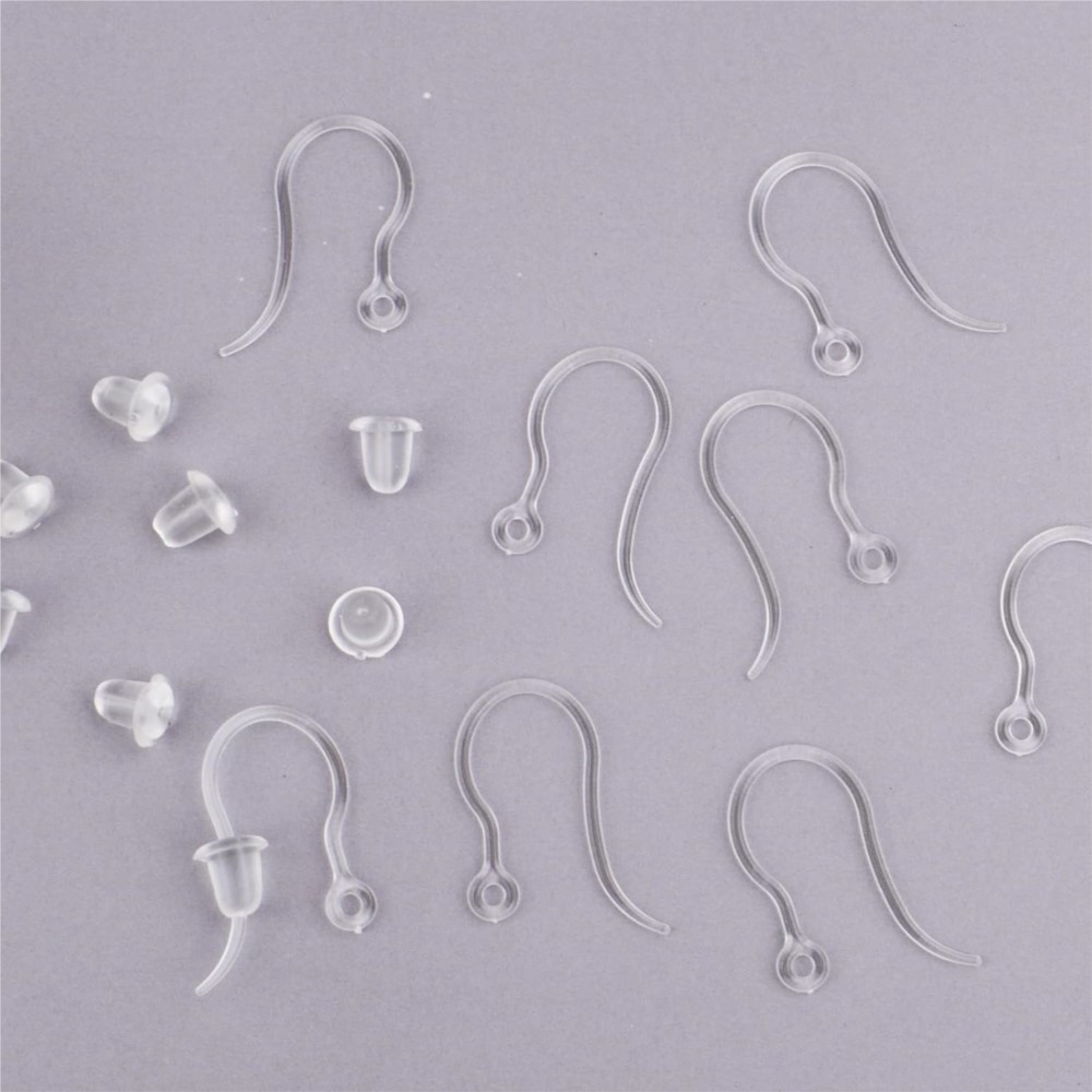 20pcs Plastic Earring Hooks Ea - Jewelry Making Resin 评论和价格