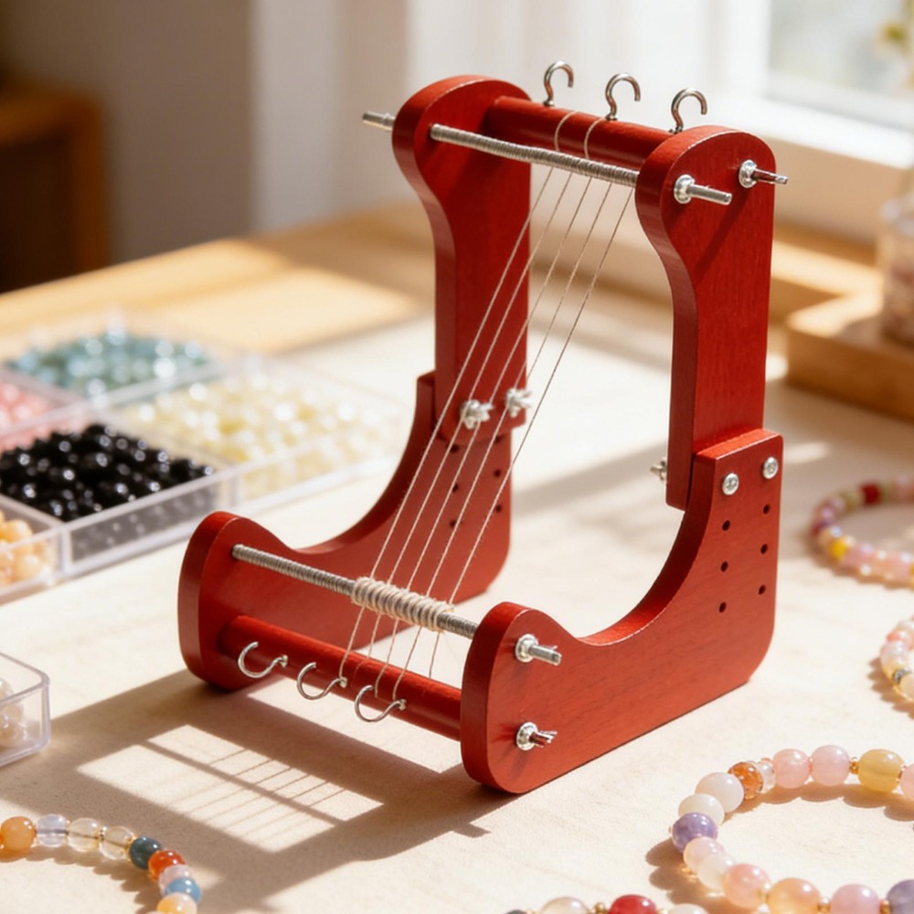 Wooden Beading Loom Kit Adjust - Jewelry Making Bead 评论和价格