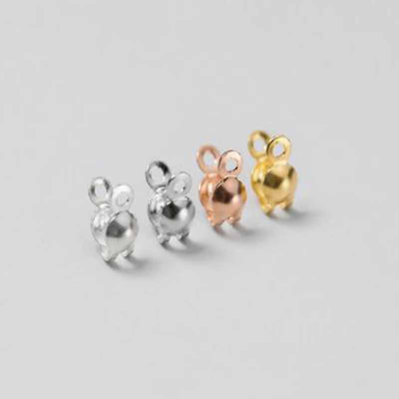 4pcs Genuine Real Pure Solid 9 - Jewelry Making Bead 评论和价格