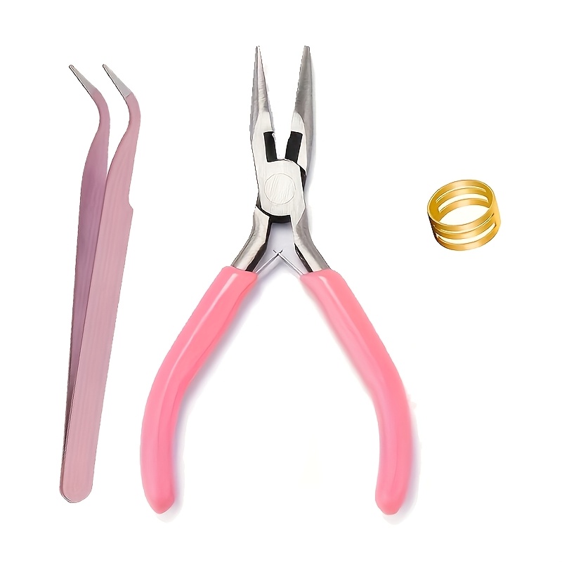3pcs Includes Pink Pointed Pli - Jewelry Making Pliers 评论和价格