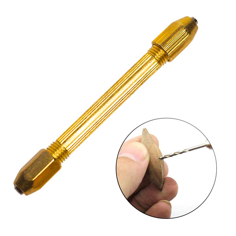 Golden Doublesided Pin Vise Ha - Jewelry Making Vise 评论和价格