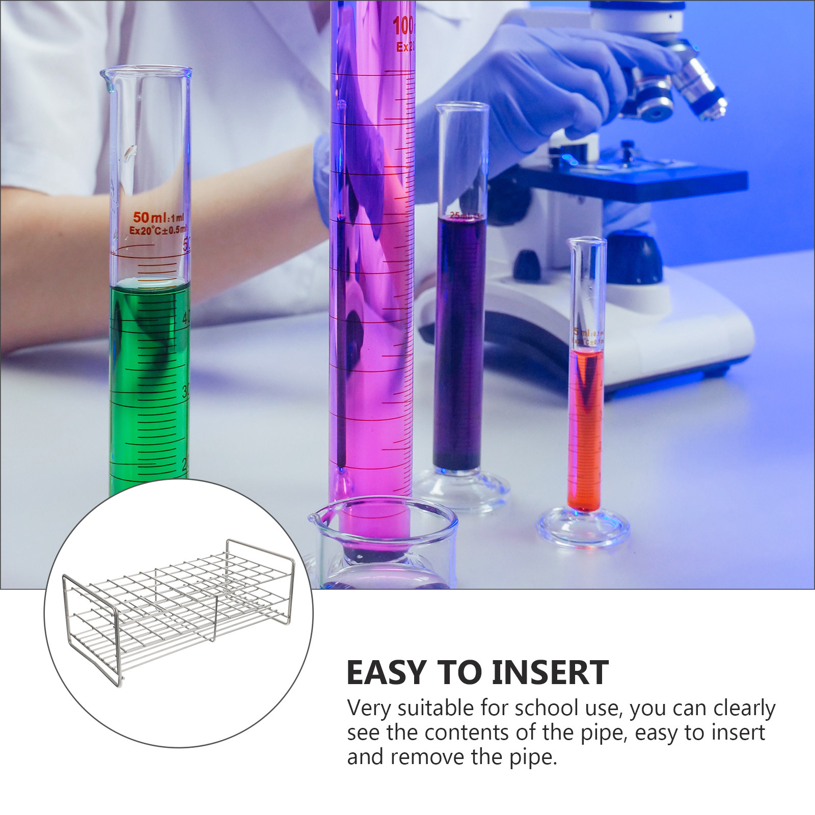 1pc 50 Holes Square Test Tube  - Jewelry Making Bead 评论和价格
