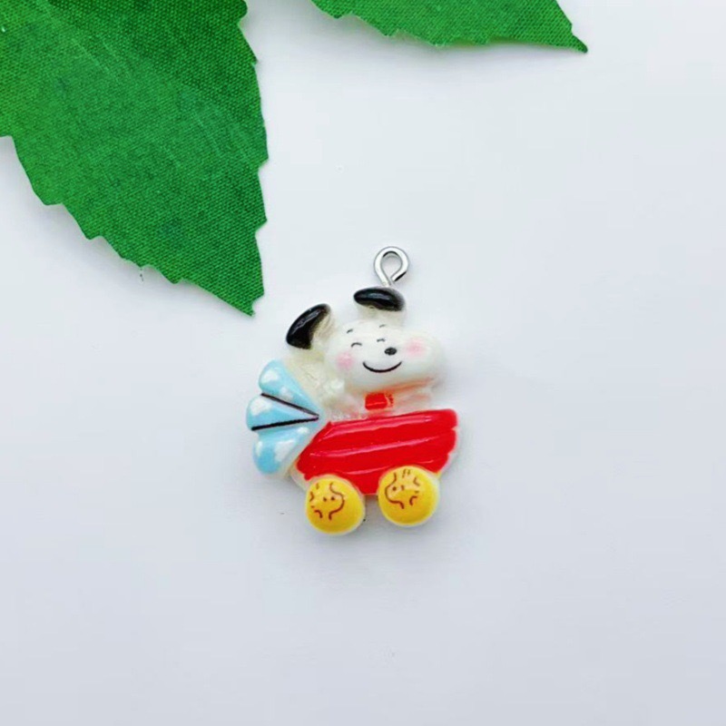 12pcs resin cartoon dog pendan - Jewelry Making Resin 评论和价格