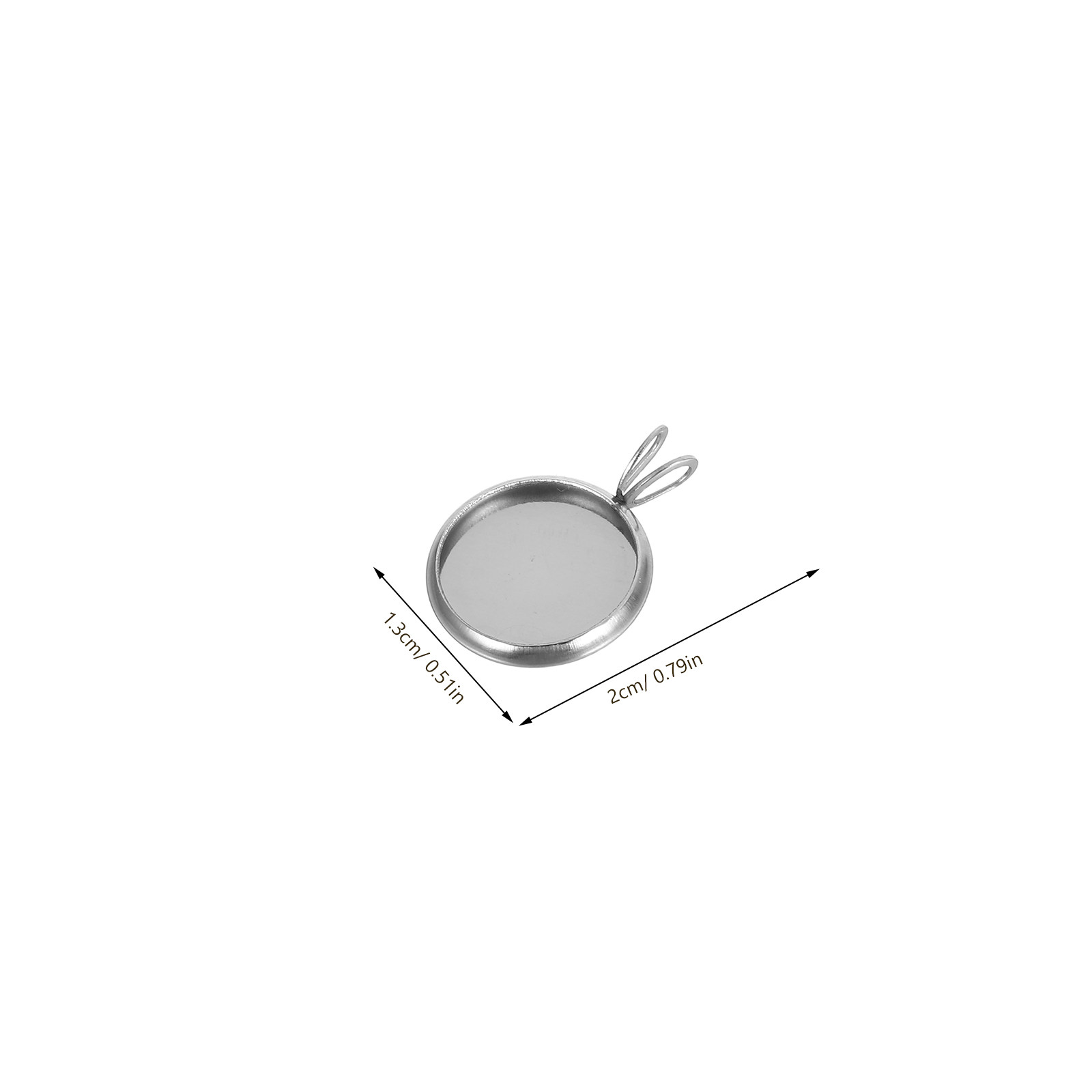 10Pcs 12Mm Round Tray Pendant  - Making Custom Jewelry 评论和价格