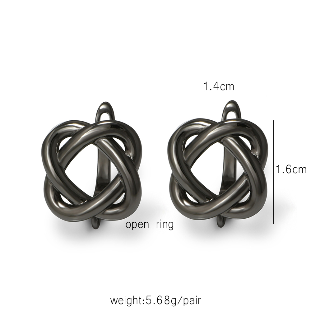 YANASI 1 Pair Gun Black  Brass - Jewelry Making Brass 评论和价格