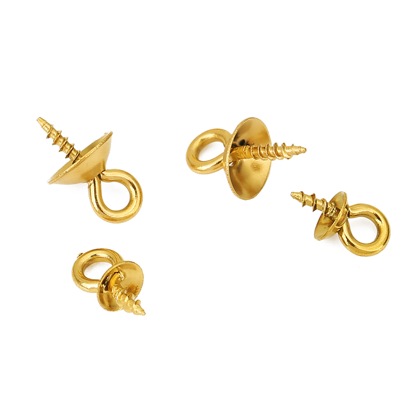 20pcs Stainless Steel Pearl Pe - Jewelry Making Rivets 评论和价格