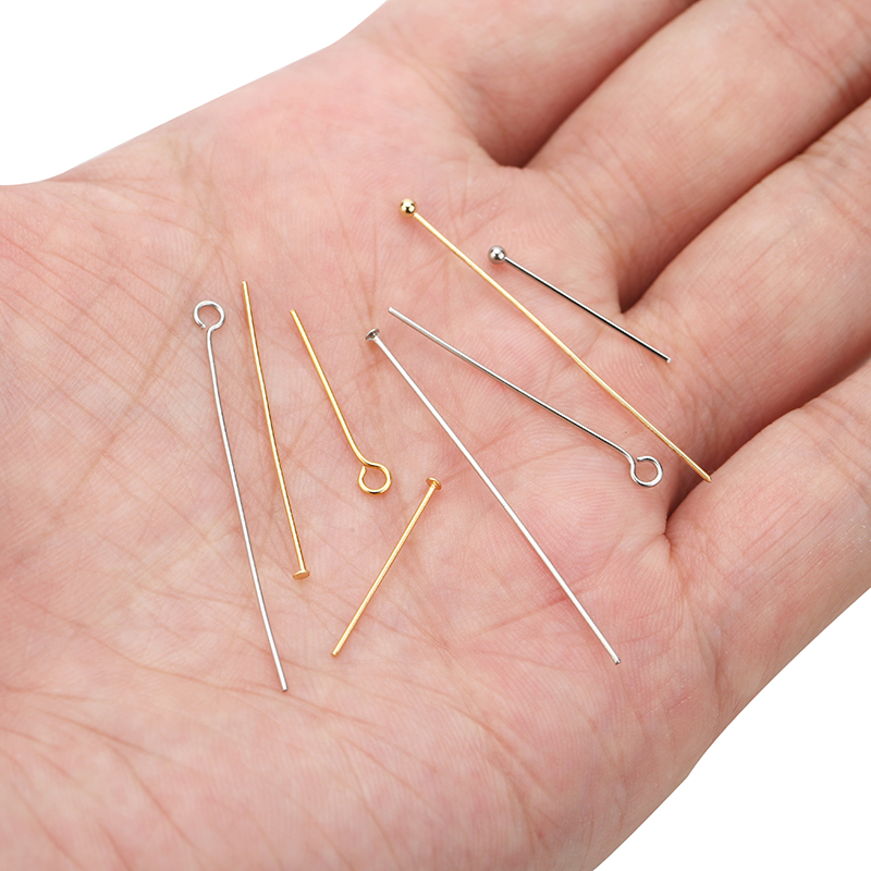 100pcs Stainless Steel Flat Ey - Jewelry Making Rivets 评论和价格