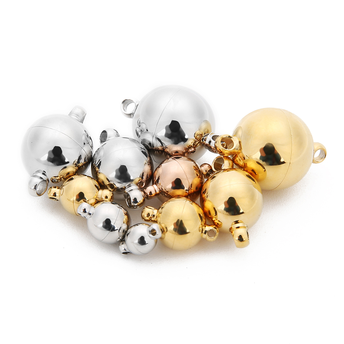2pcs Stainless Steel Magnetic  - Jewelry Making Brass 评论和价格