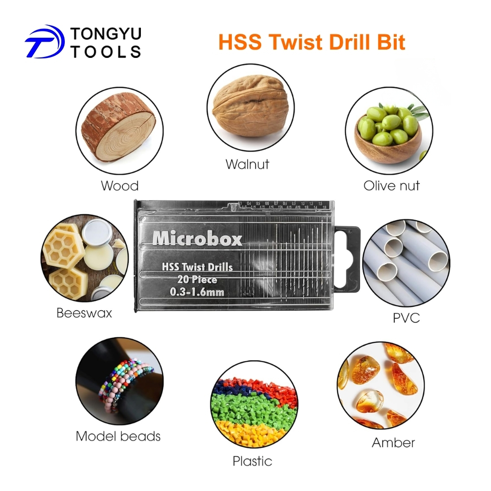 Micro Mini Twist Drill Bit Set - Jewelry Making Vise 评论和价格