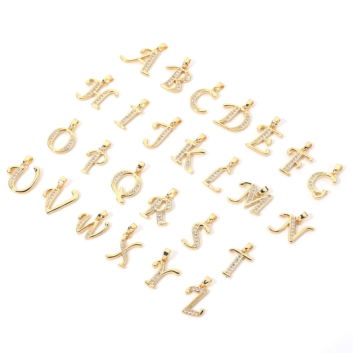 1pc Metal A-Z Alphabet Letter  - Making Custom Jewelry 评论和价格