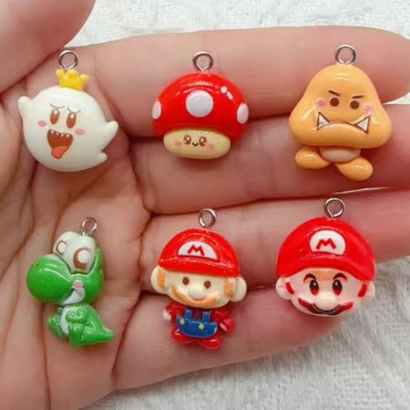 10pcs resin cartoon pendant, D - Jewelry Making Resin 评论和价格