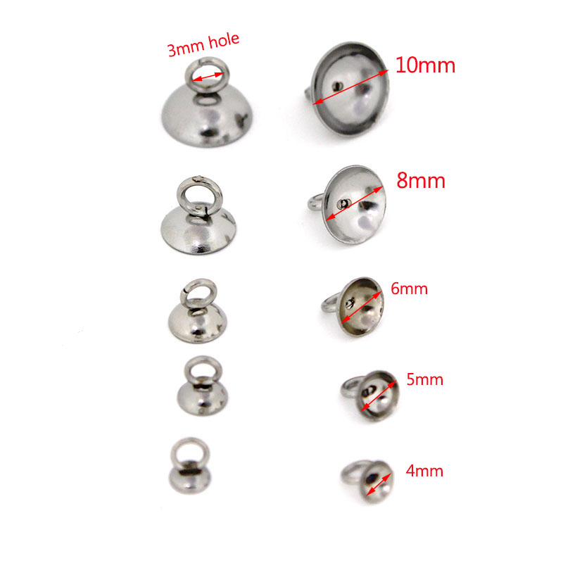20Pcs 4/5/6/8/10mm Stainless S - Jewelry Making Bead 评论和价格